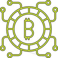 icona vettoriale bitcoin