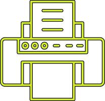 icona di vettore della stampante
