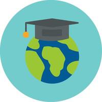 globale formazione scolastica vettore icona