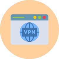 vpn vettore icona