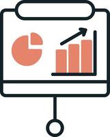 icona di vettore di presentazione