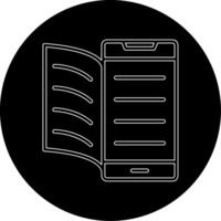 digitale libro vettore icona