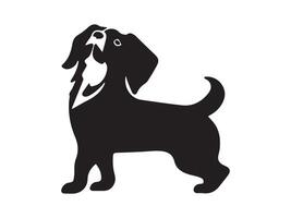 cane logo design icona simbolo vettore illustrazione