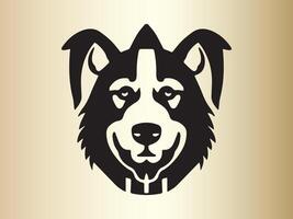 cane logo design icona simbolo vettore illustrazione