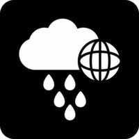 mondo piovoso giorno vettore icona