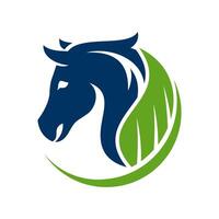 cavallo logo design modello vettore illustrazione