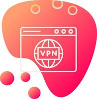 vpn vettore icona