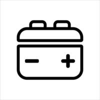 batteria icona vettore illustrazione simbolo
