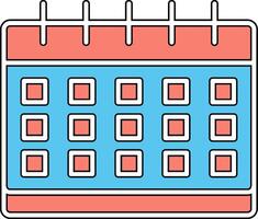 icona del calendario vettoriale