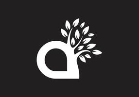 lettera e albero logo design per il tuo attività commerciale vettore