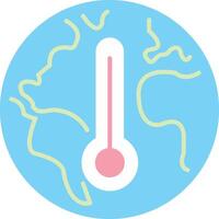 clima modificare piatto leggero icona vettore