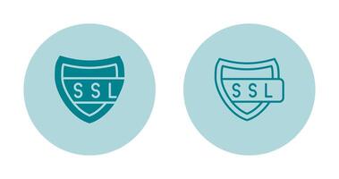 ssl certificato vettore icona