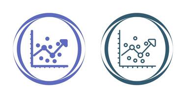 icona di vettore di analisi di regressione