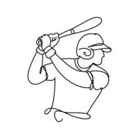 vivace baseball sito web illustrazione occhio attraente piatto opera d'arte per gli sport a tema siti, Perfetto per cattura il essenza di il gioco vettore