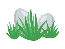 Pasqua uovo nel verde erba illustrazione vettore