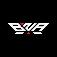 bna lettera logo vettore disegno, bna semplice e moderno logo. bna lussuoso alfabeto design
