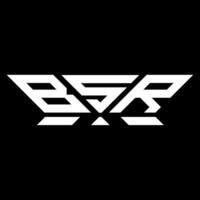 bsr lettera logo vettore disegno, bsr semplice e moderno logo. bsr lussuoso alfabeto design