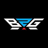 bzg lettera logo vettore disegno, bzg semplice e moderno logo. bzg lussuoso alfabeto design