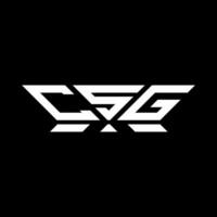 csg lettera logo vettore disegno, csg semplice e moderno logo. csg lussuoso alfabeto design