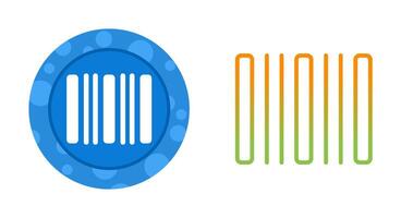codice a barre vettore icona