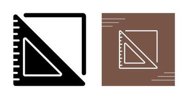 triangolare righello vettore icona