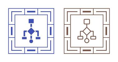 affinità diagramma vettore icona