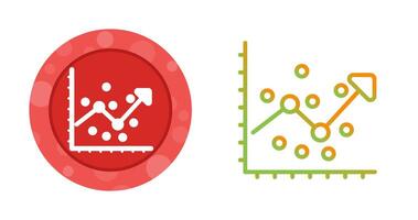 icona di vettore di analisi di regressione