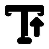 icona di vettore di tipografia
