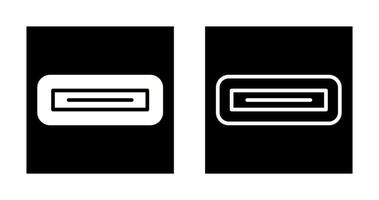 USB porta vettore icona
