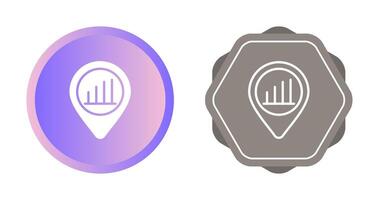 Posizione analitica vettore icona