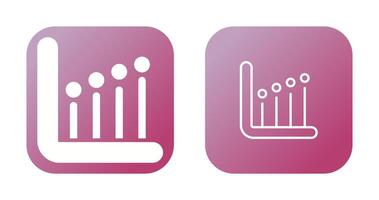 statistiche vettore icona