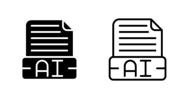 documento formato vettore icona