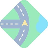 navigazione piatto leggero icona vettore