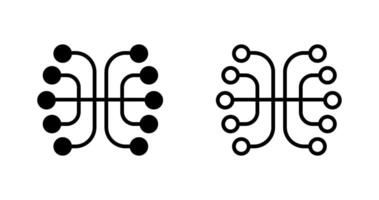 neurale reti vettore icona