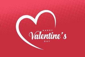 San Valentino giorno sfondo con rosso cuore sagomato palloncini vettore