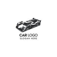 elegante gara auto design emblema per un' moderno settore automobilistico marca logo vettore