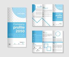 design brochure ripiegabile vettore