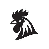 pollo testa logo design modello, pollo Gallo simbolo vettore