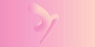 astratto 3d liquido fluido rosa colore sfondo. creativo minimo sfera palle o bolla di moda colorato pendenza design per copertina opuscolo, volantino, manifesto, bandiera ragnatela. vettore