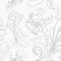 modificabile vettore di schema stile grigio astratto floreale elemento illustrazione senza soluzione di continuità modello per la creazione di sfondo e decorativo elemento