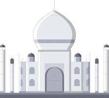 disegno dell'illustrazione della moschea vettore