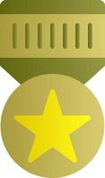 militare distintivo vettore icona