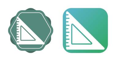 triangolare righello vettore icona
