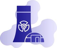 nucleare energia vettore icona
