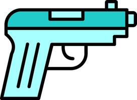 pistola pistola vettore icona