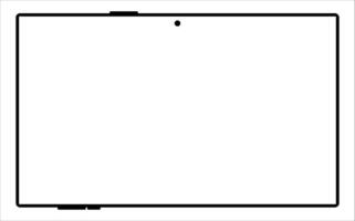 vuoto schermo tavoletta telaio, disposizione di un' universale impostato di dispositivi. ui, tavoletta modello per UX per infografica o presentazioni. vettore
