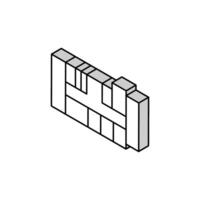 appartamento Piano isometrico icona vettore illustrazione