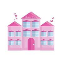 Barbie Casa illustrazione vettore