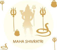 maha shivaratri Festival India vettore