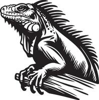 iguana schizzo illustrazione. vettore